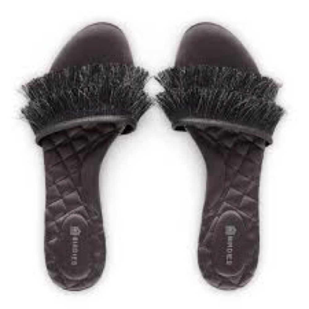 Birdies Black Sparrow sandal mule women’s 8